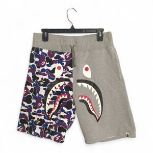 BAPE A Bathing Ape World Gone Mad Camo Shorts - Men's Large